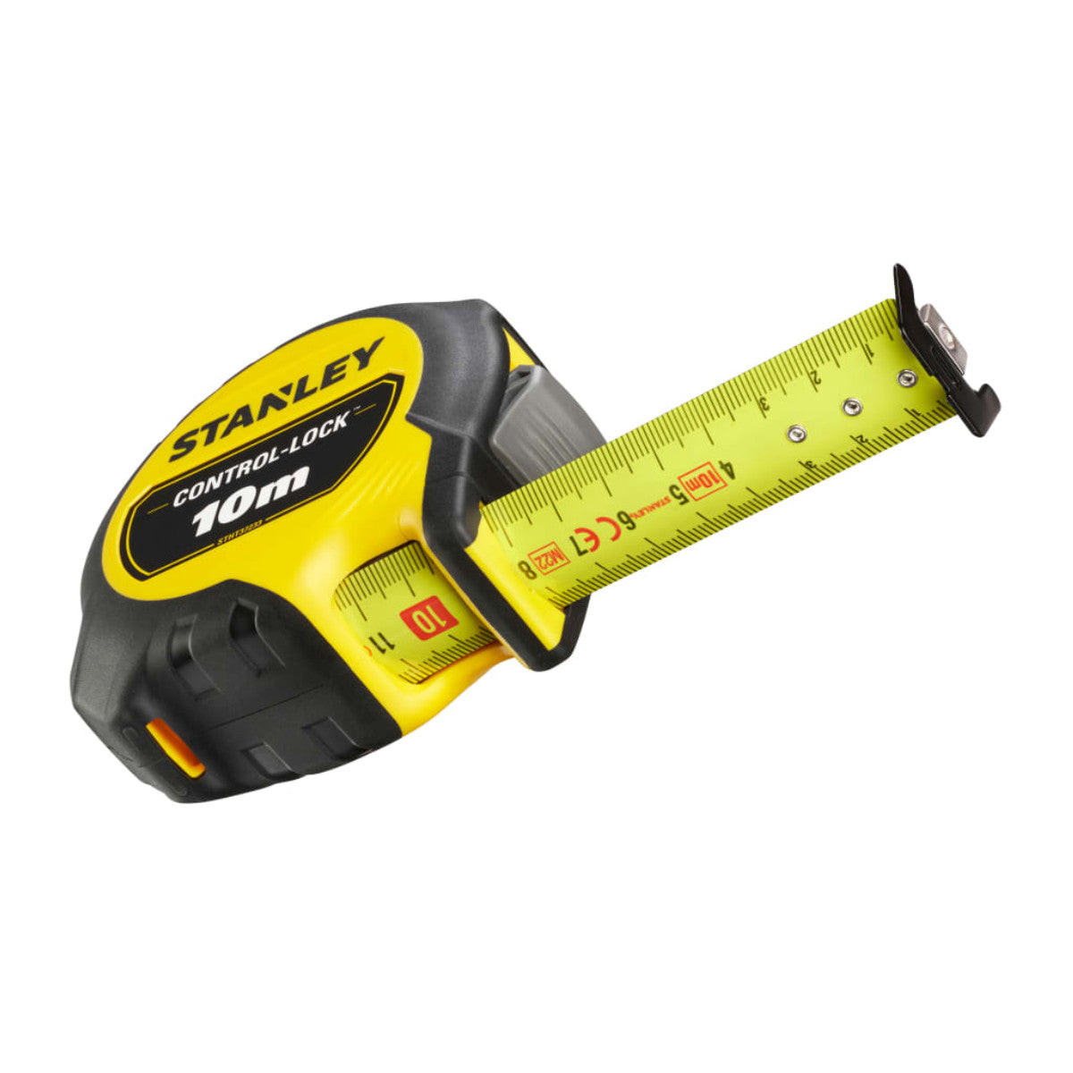 STANLEY Hand Tools CONTROL-LOCK Pocket Tape 10m (Width 25mm) (Metric only) STA037233