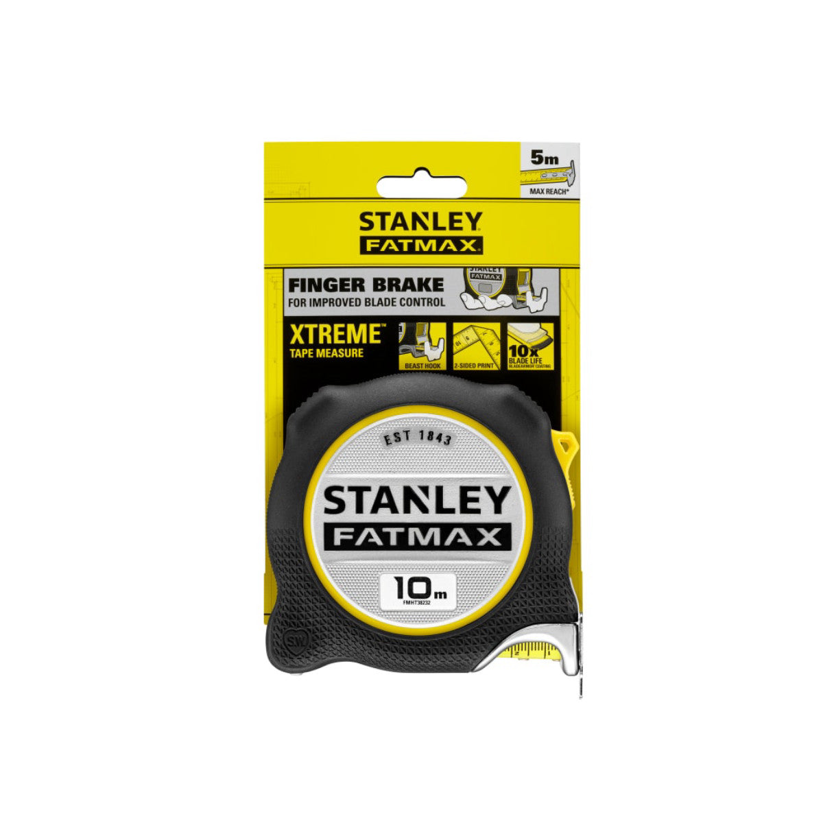 STANLEY Hand Tools FATMAX XTREME Tape Measure 10m (Width 32mm) (Metric only) STA038232