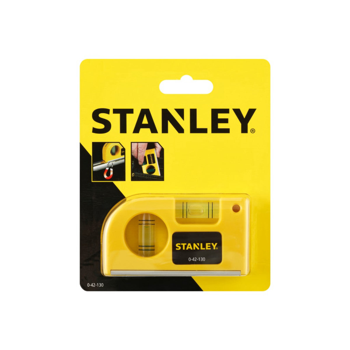 STANLEY Hand Tools Magnetic Horizontal / Vertical Pocket Level STA042130