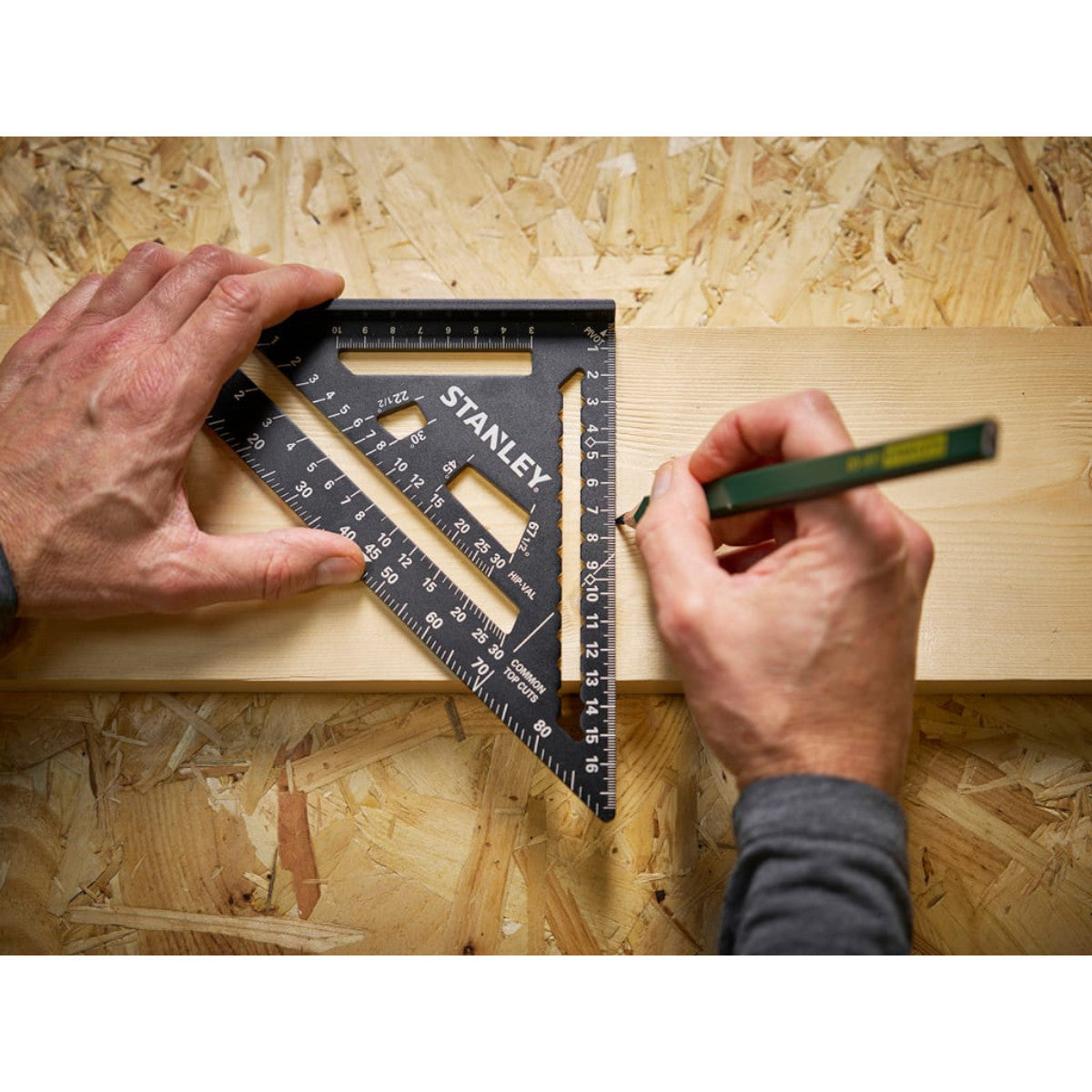 STANLEY Hand Tools FatMax QUICKSQUARE Premium Trim Square 180mm STA046101