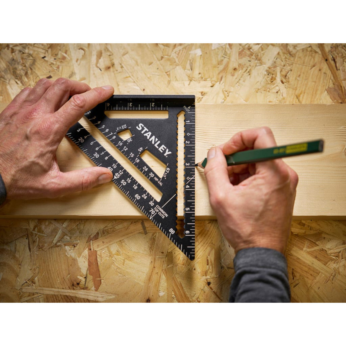 STANLEY Hand Tools FatMax QUICKSQUARE Premium Trim Square 7in STA046104