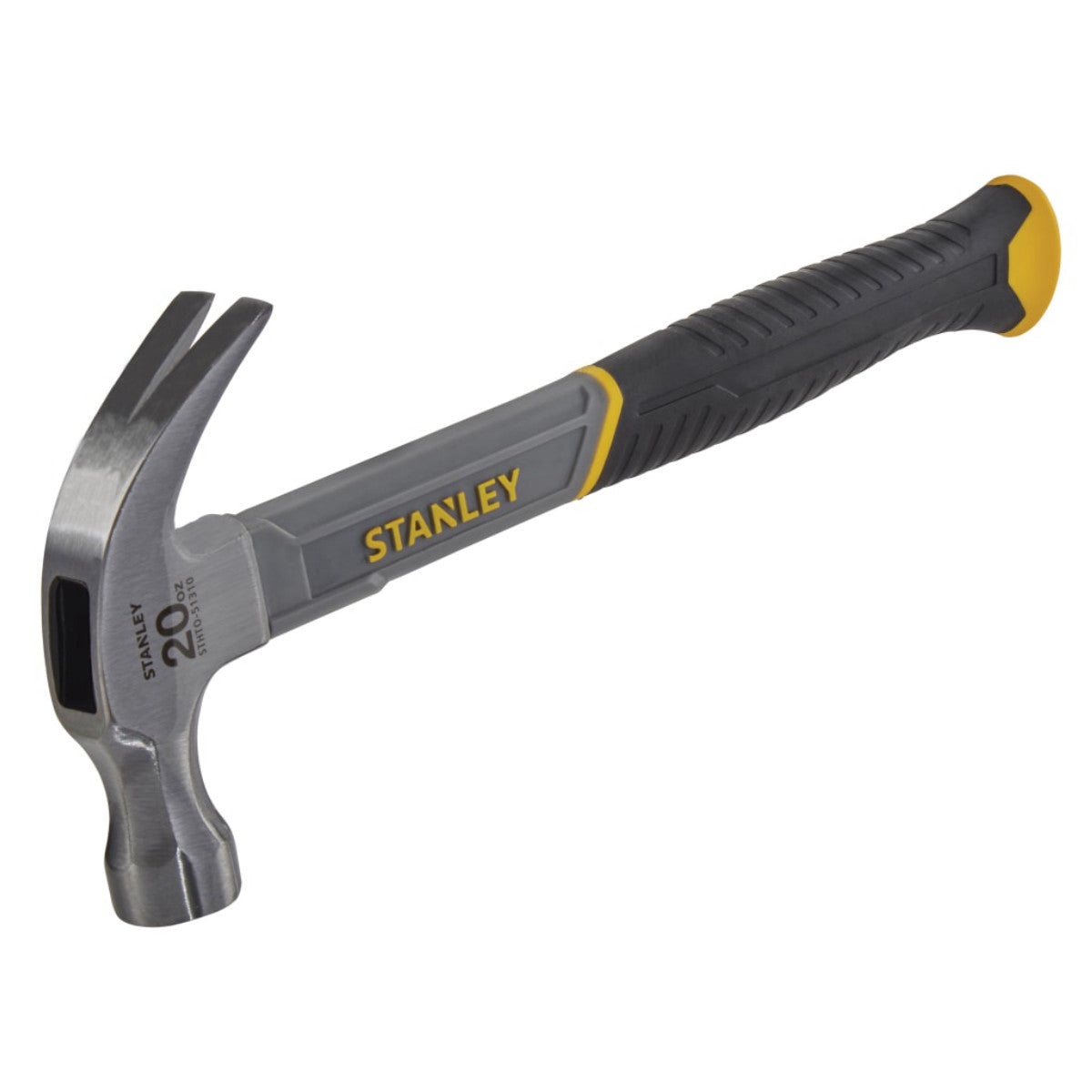 STANLEY Hand Tools Curved Claw Hammer Fibreglass Shaft 570g (20oz) STA051310