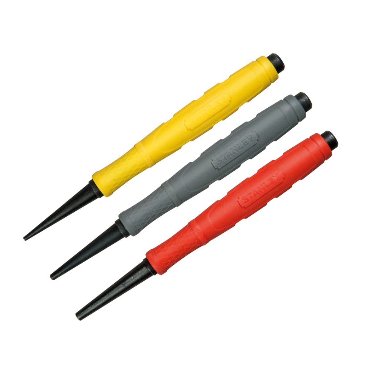 STANLEY Hand Tools DynaGrip Nail Punch Set, 3 Piece STA058930