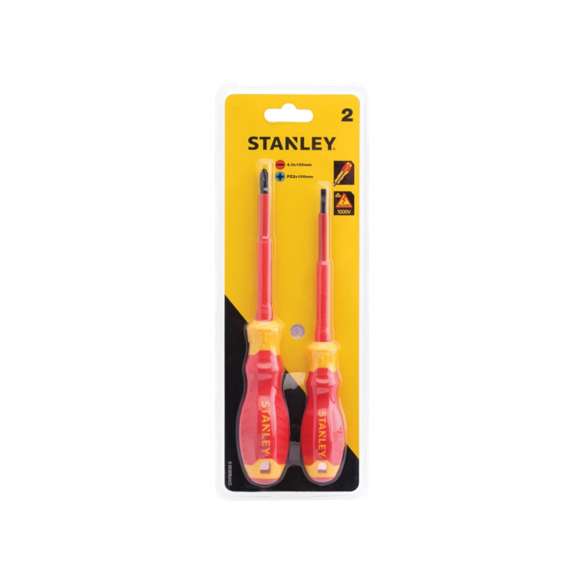 STANLEY Hand Tools FatMax VDE Insulated Screwdriver Set, 2 Piece STA060030
