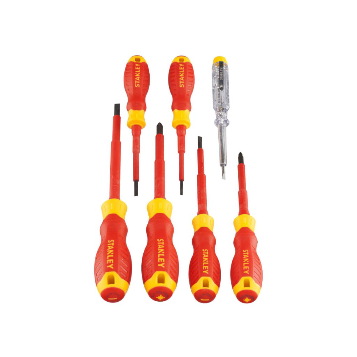STANLEY Hand Tools VDE Screwdriver Set, 7 Piece STA060033