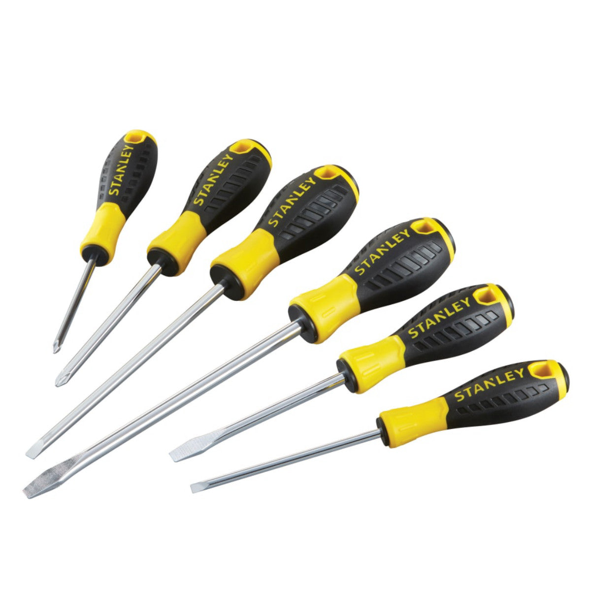 STANLEY Hand Tools 0-60-209 Essential Screwdriver Set, 6 Piece STA060209
