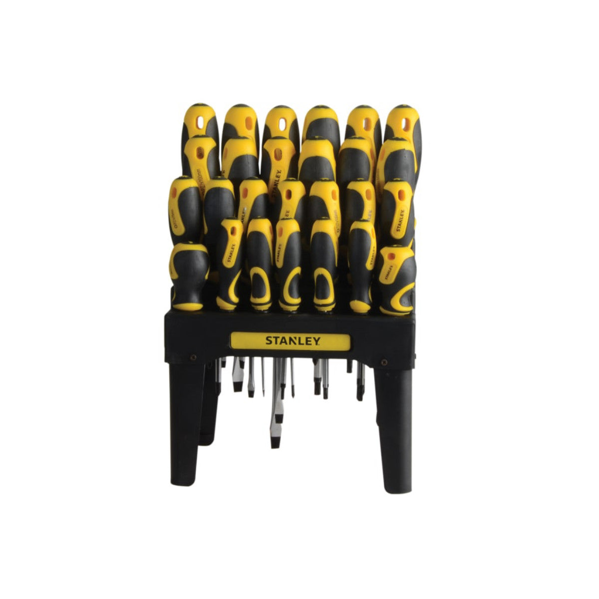 STANLEY Hand Tools 062142 Screwdriver Set in Rack, 26 Piece STA062142