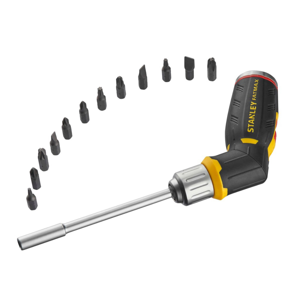 STANLEY Hand Tools FatMax Pistol Grip Ratchet 12 Bits STA062691