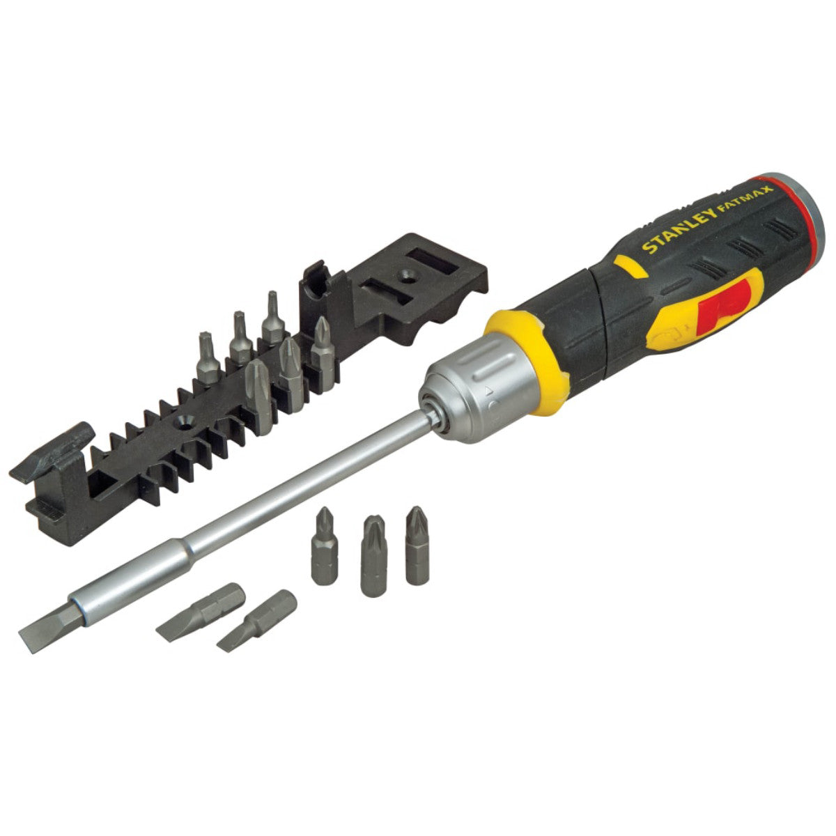 STANLEY Hand Tools FatMax Pistol Grip Ratchet 12 Bits STA062691