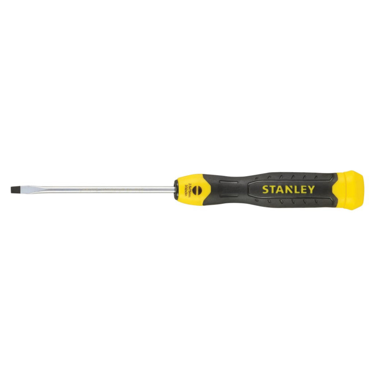 STANLEY Hand Tools Cushion Grip Screwdriver Parallel Tip 2.5 x 75mm STA064923
