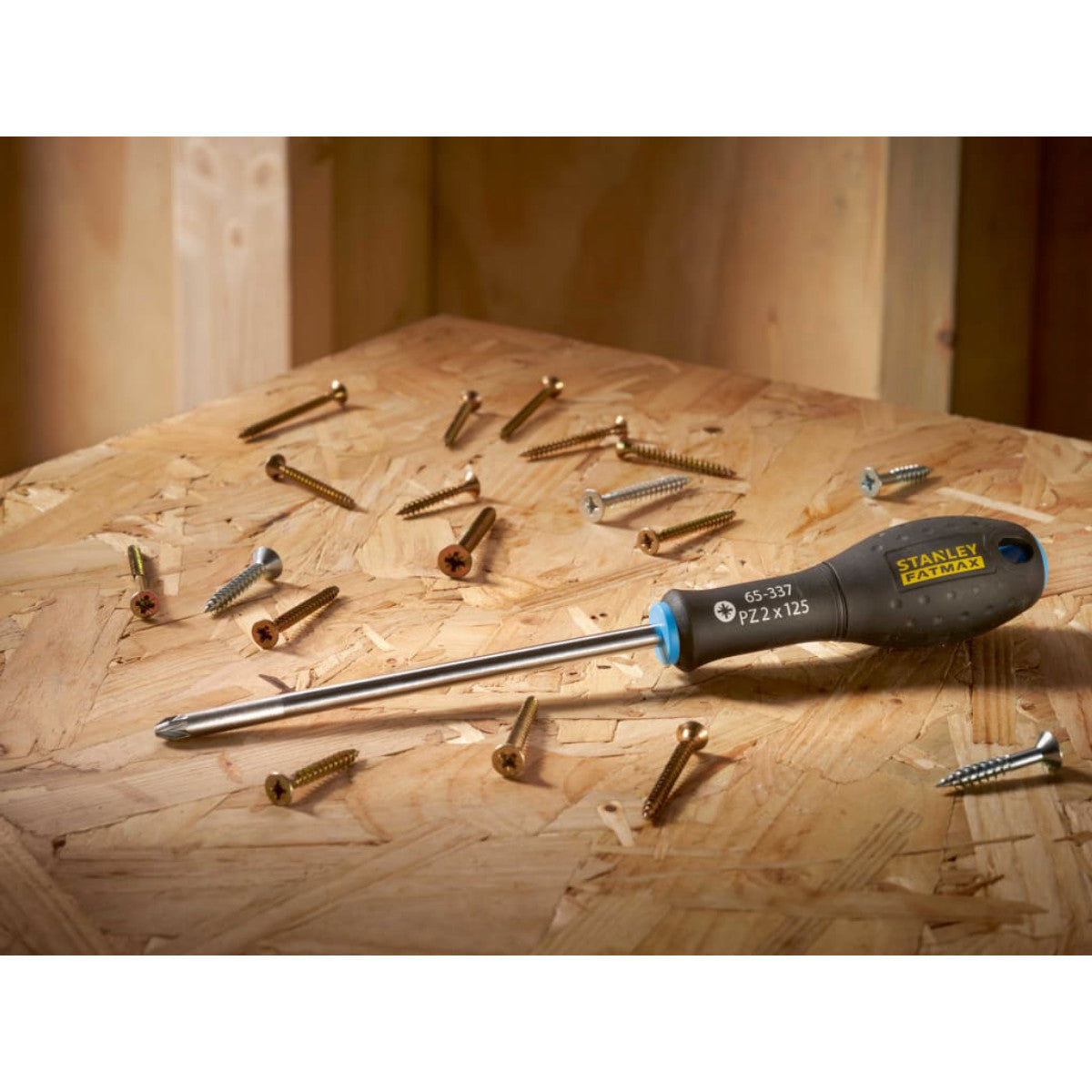 STANLEY Hand Tools FatMax Screwdriver Pozidriv Tip PZ1 x 100mm STA065335