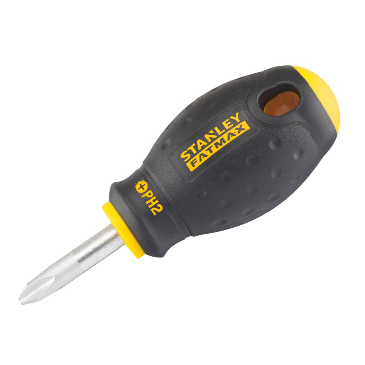 STANLEY Hand Tools FatMax Stubby Screwdriver Phillips Tip PH2 x 30mm STA065407