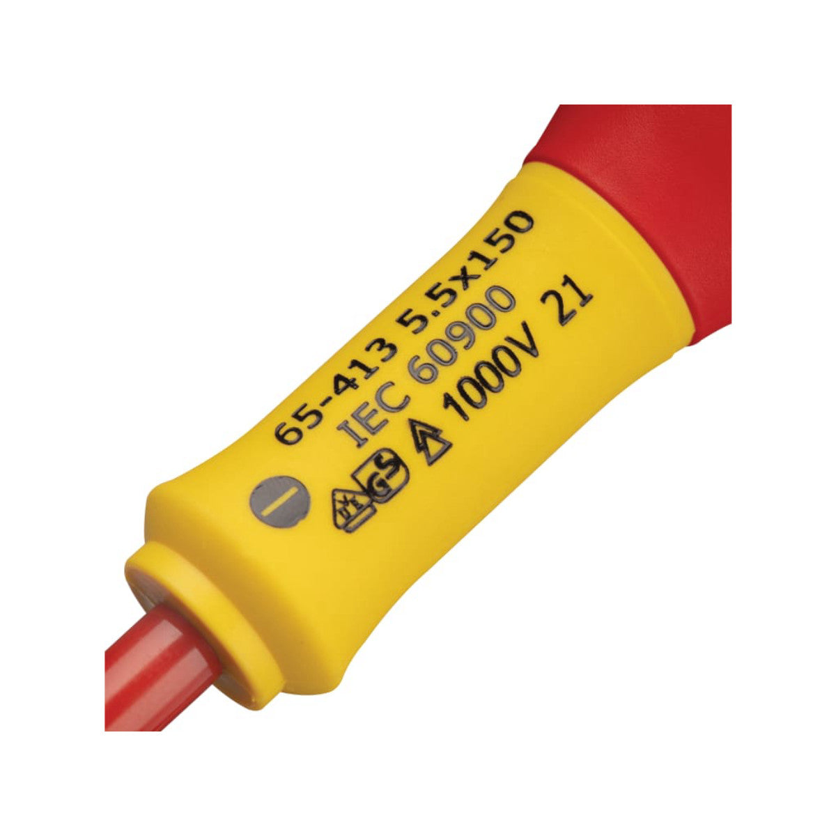 STANLEY Hand Tools FatMax VDE Insulated Screwdriver Parallel Tip 5.5 x 150mm STA065413