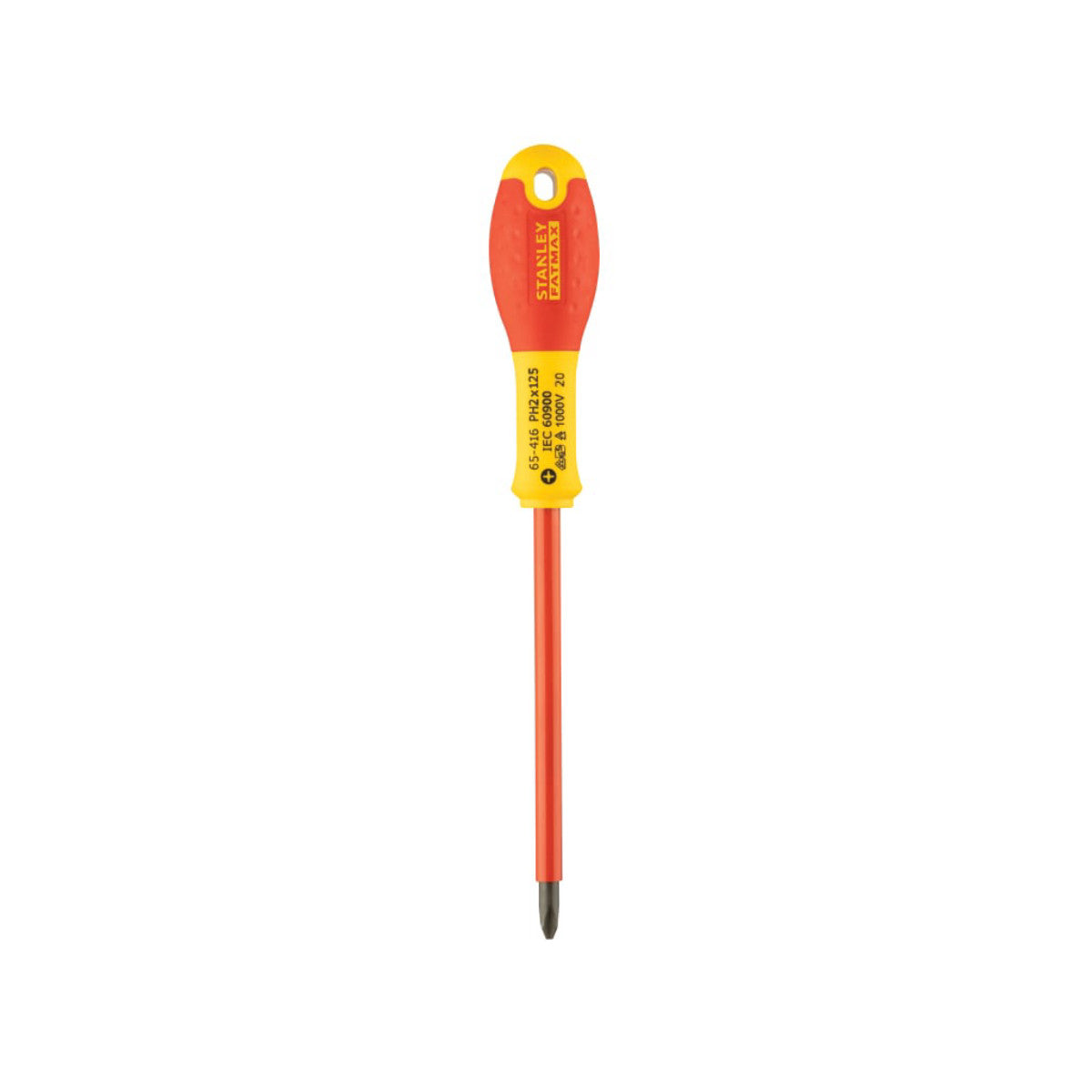 STANLEY Hand Tools FatMax VDE Insulated Screwdriver Phillips Tip PH2 x 125mm STA065416