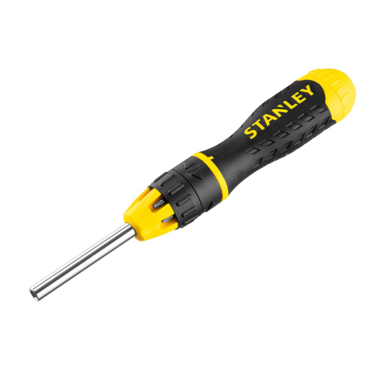 STANLEY Hand Tools Multibit Ratchet Screwdriver &10 Bits STA068010