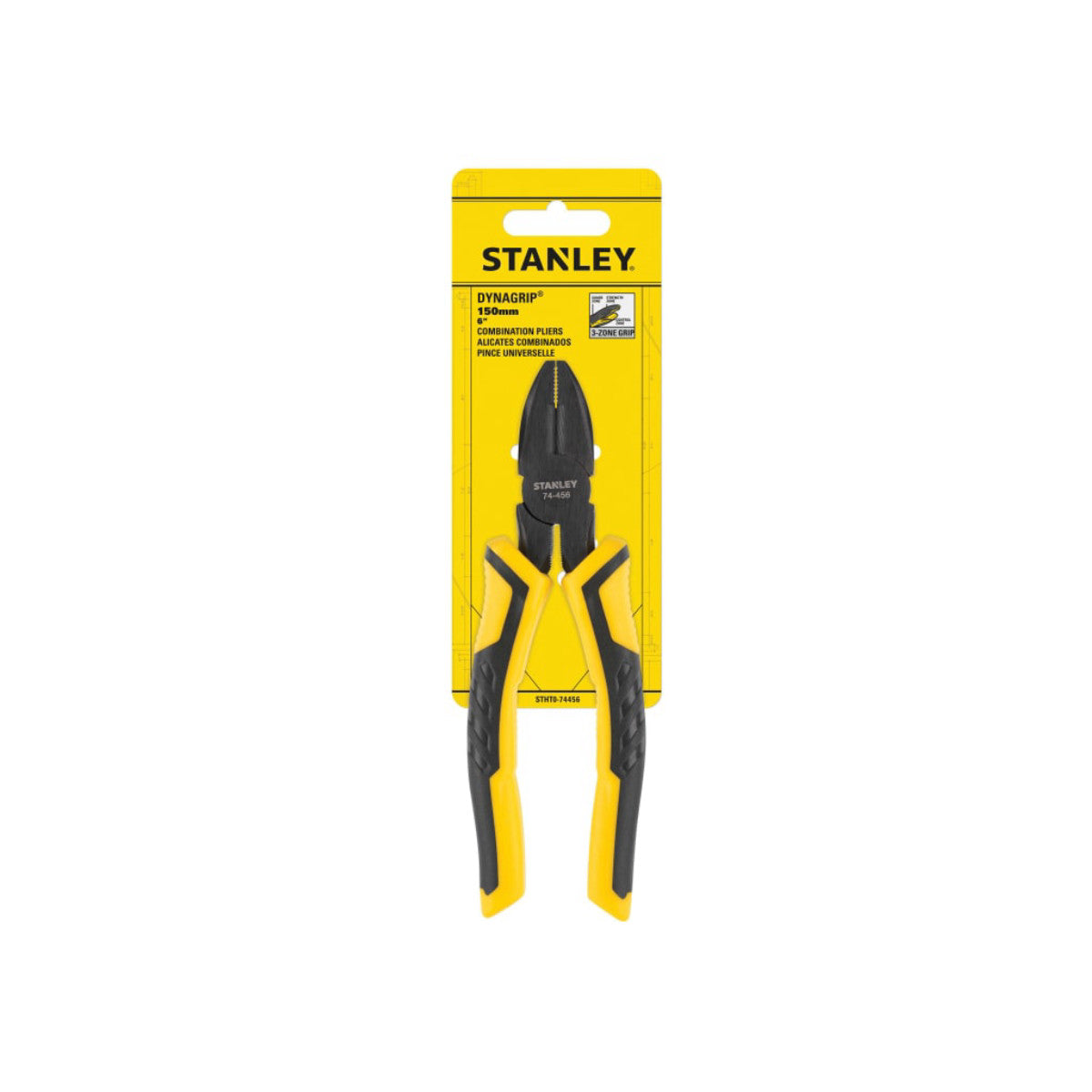 STANLEY Hand Tools ControlGrip Combination Pliers 150mm (6in) STA074456