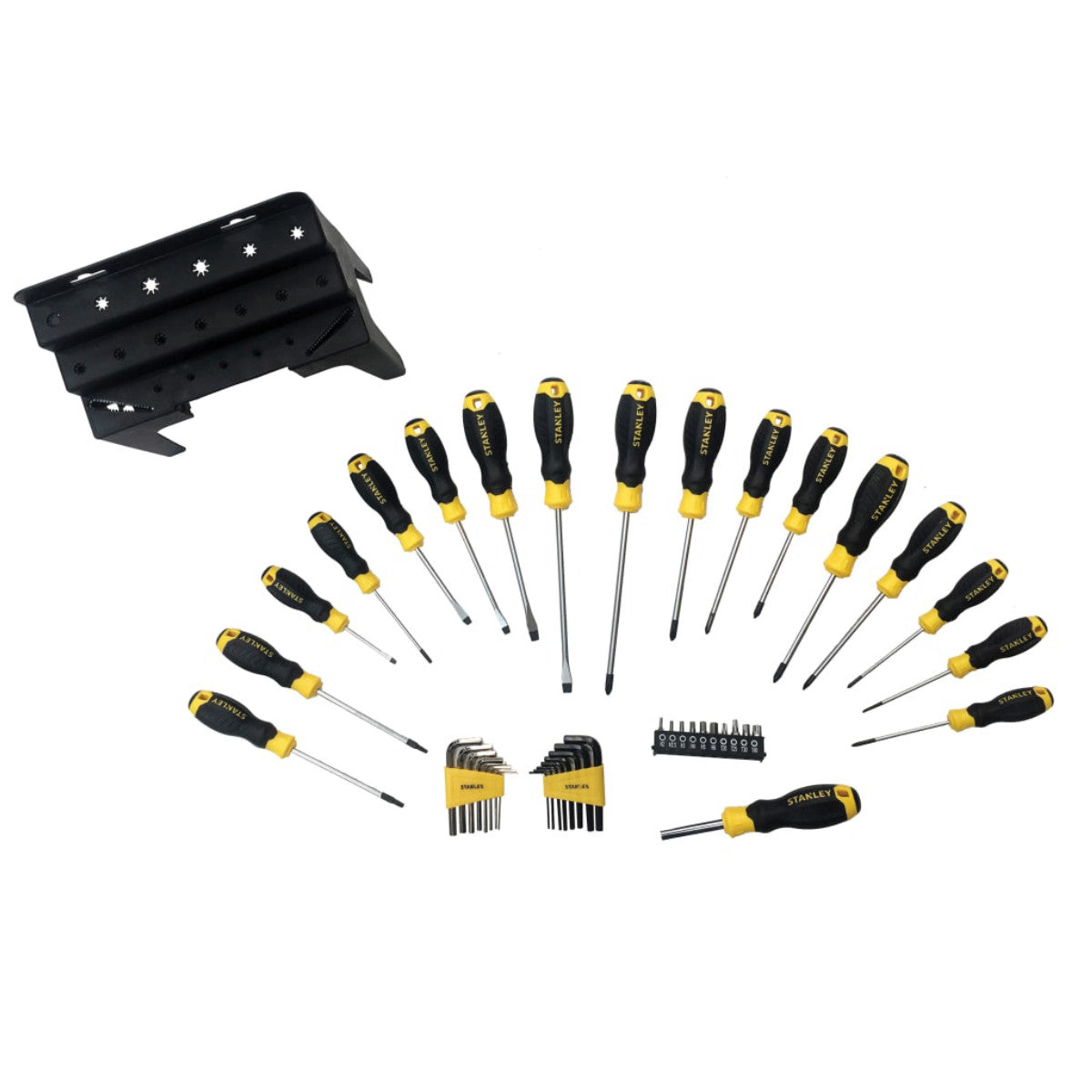 STANLEY Hand Tools Screwdriver Set in Rack, 44 Piece STA074958