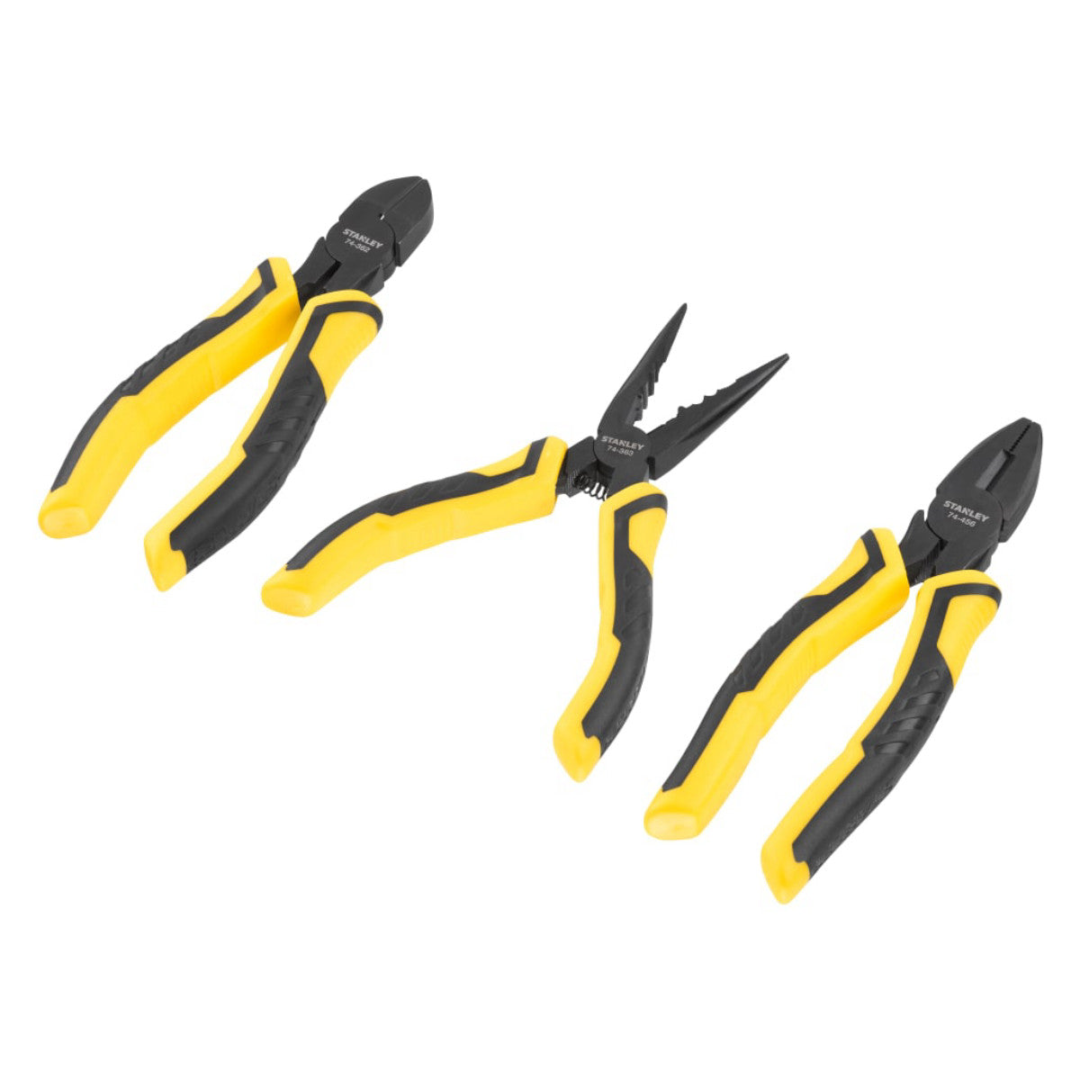 STANLEY Hand Tools ControlGrip Pliers Set, 3 Piece STA075094
