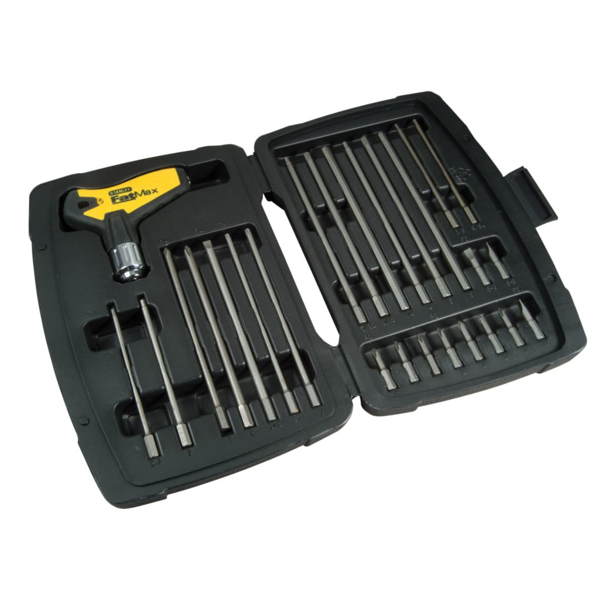 STANLEY Hand Tools Metric FatMax T-Handle Ratchet Power Key Set, 27 Piece STA079153
