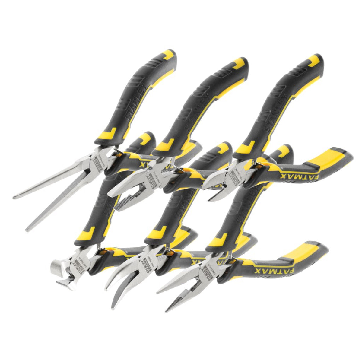 STANLEY Hand Tools FatMax Mini Pliers Set, 6 Piece STA080541