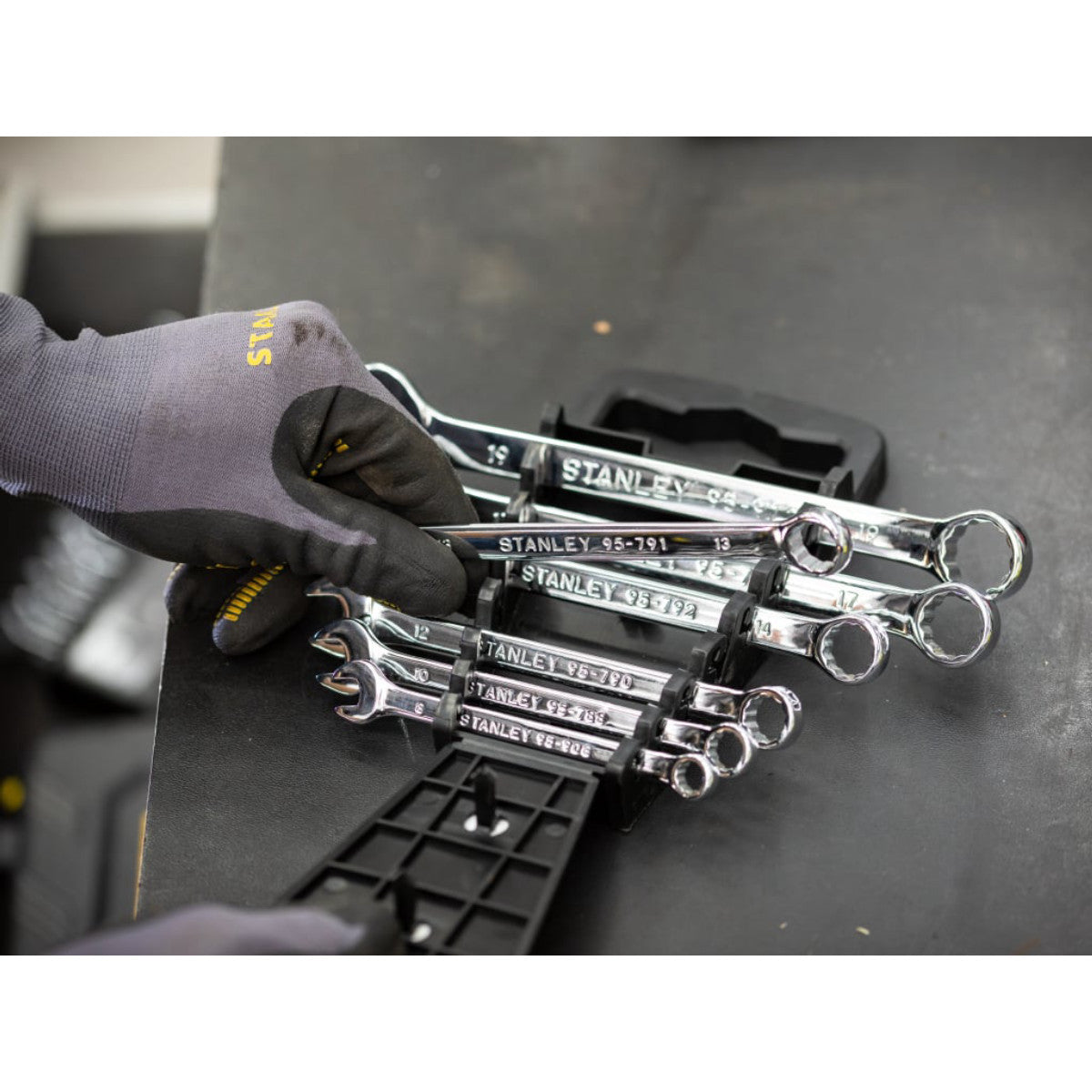 STANLEY Hand Tools Combination Wrench Set, 7 Piece STA082842