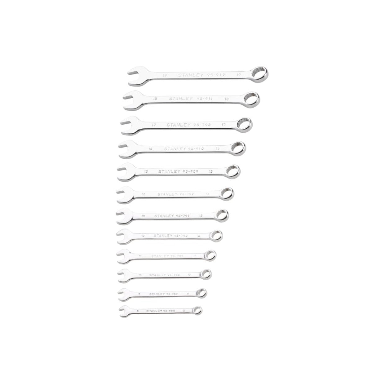 STANLEY Hand Tools Combination Wrench Set, 12 Piece STA082843