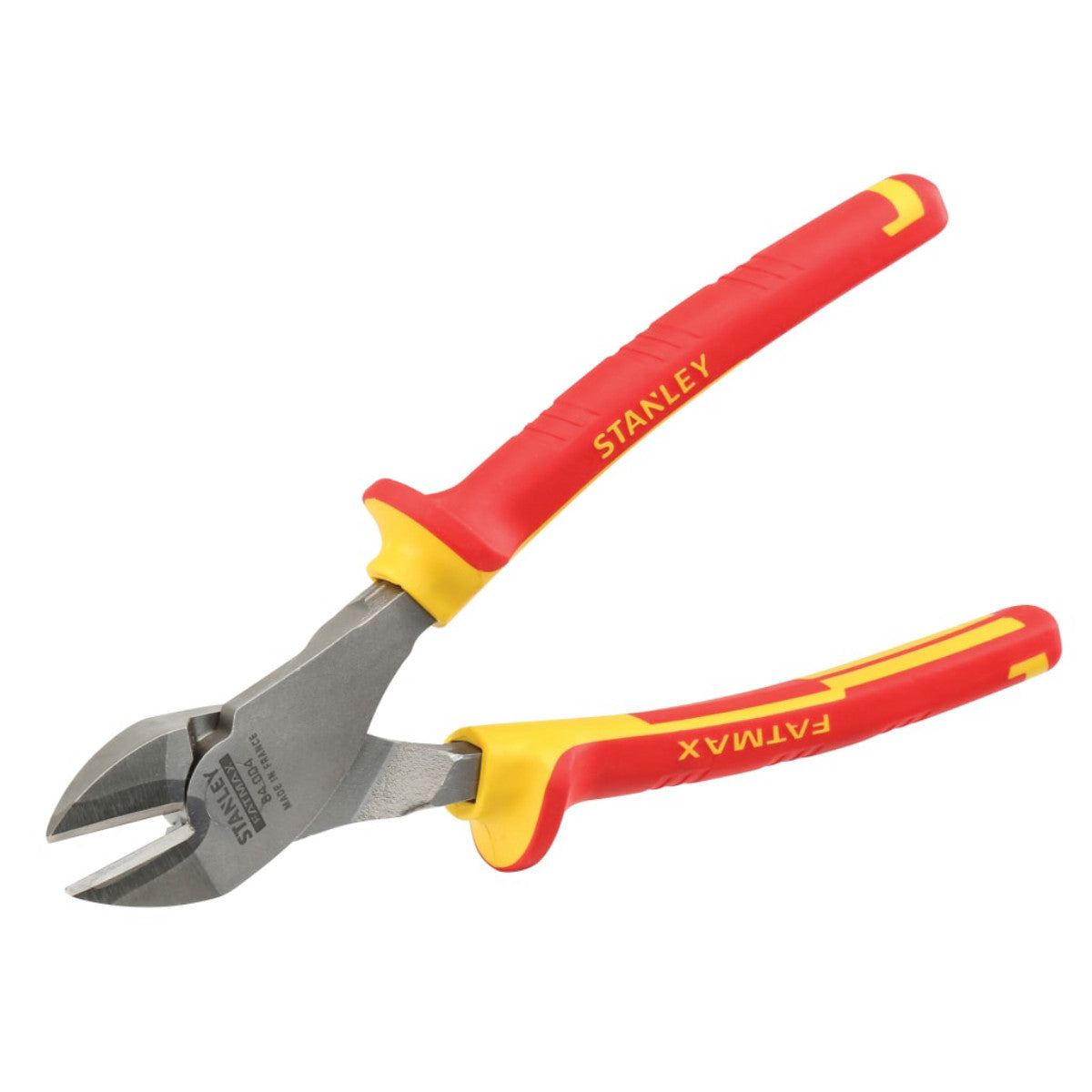 STANLEY Hand Tools FatMax Heavy-Duty Diagonal Cutting Pliers VDE 200mm STA084004