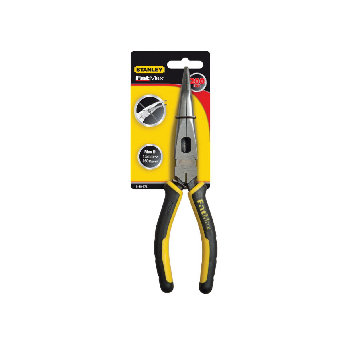 STANLEY Hand Tools FatMax Bent Snipe Nose Pliers 200mm (8in) STA089872