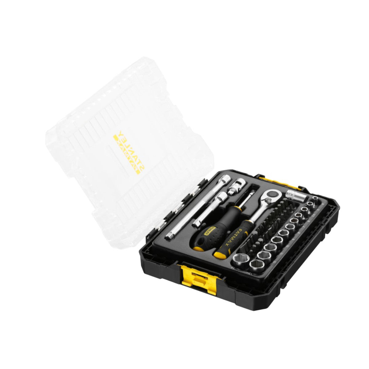 STANLEY Hand Tools FATMAX 1/4in M PRO-STACK Socket Set, 48 Piece STA098101
