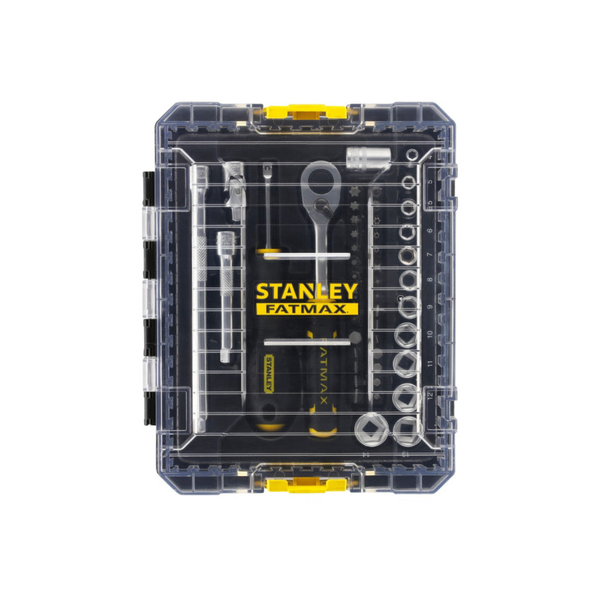 STANLEY Hand Tools FATMAX 1/4in M PRO-STACK Socket Set, 48 Piece STA098101