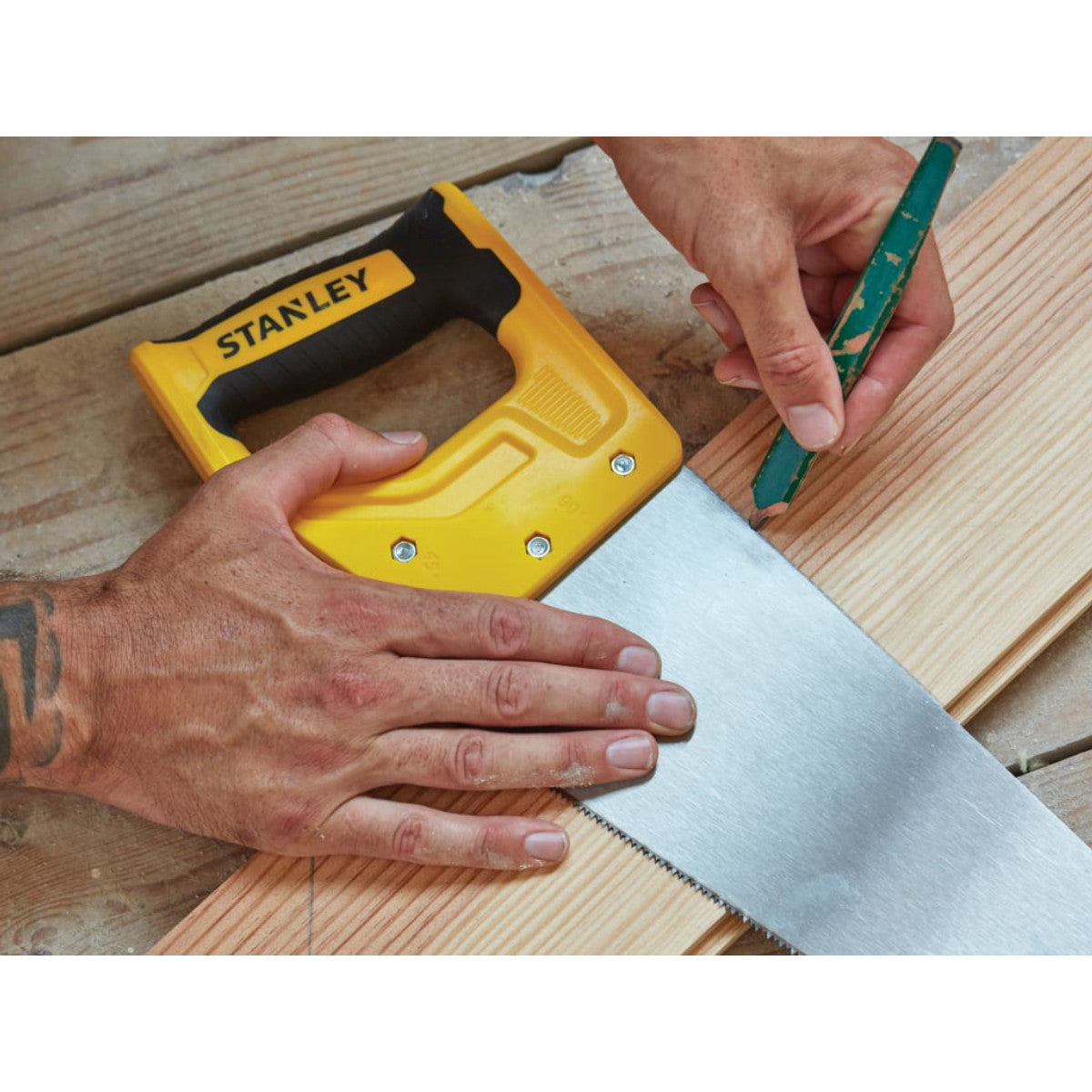 STANLEY Hand Tools Sharpcut Handsaw 500mm (20in) 7 TPI STA120367