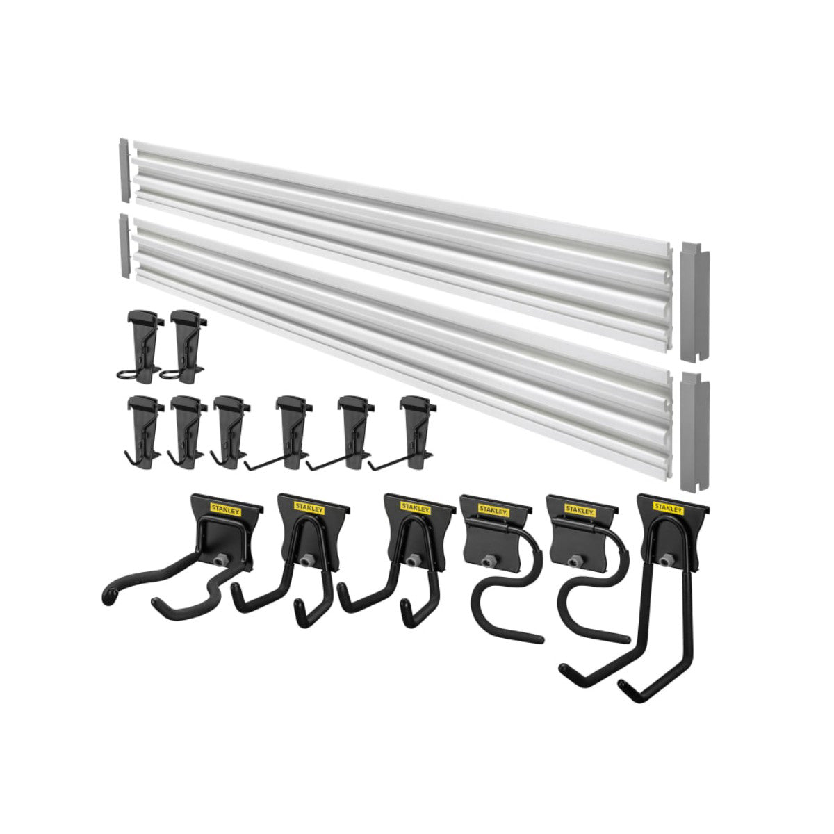 STANLEY Hand Tools Track Wall System Starter Kit, 20 Piece STA122000