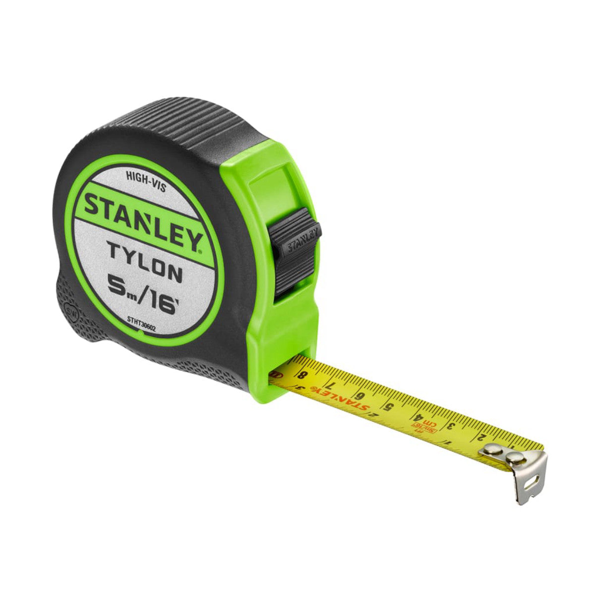 STANLEY Hand Tools Hi-Vis Tylon Tape Measure 5m (16ft) (Width 25mm) STA130602