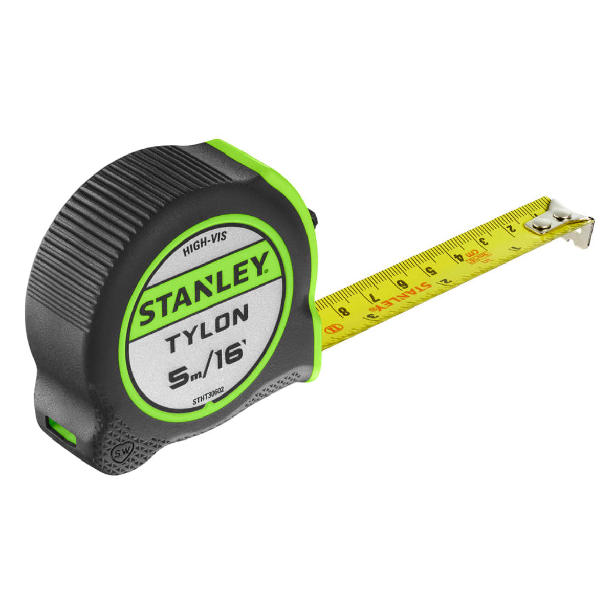 STANLEY Hand Tools Hi-Vis Tylon Tape Measure 5m (16ft) (Width 25mm) STA130602