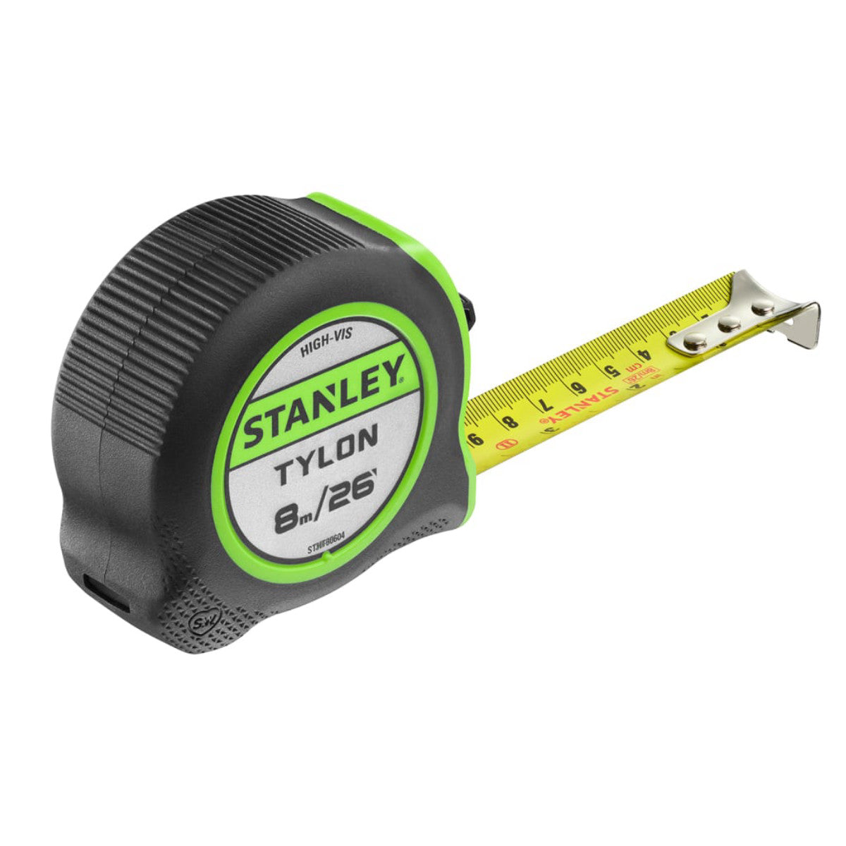 STANLEY Hand Tools Hi-Viz Tylon 8M/Ex25Mm Tape Bulk STA130604