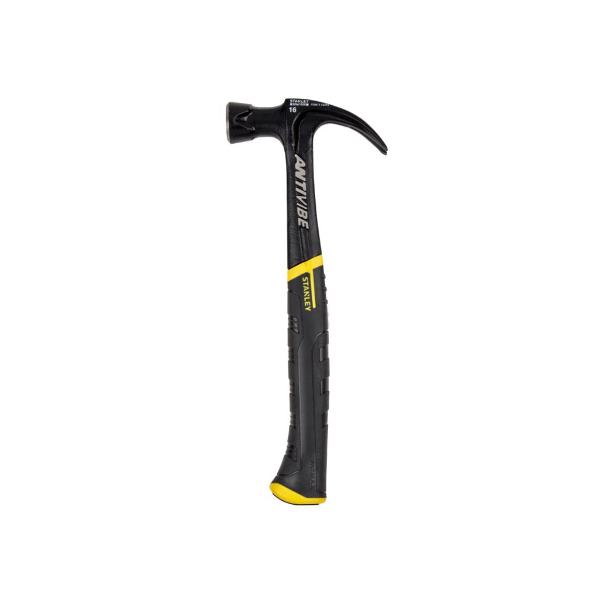 STANLEY Hand Tools FatMax AntiVibe All Steel Curved Claw Hammer 450g (16oz) STA151275