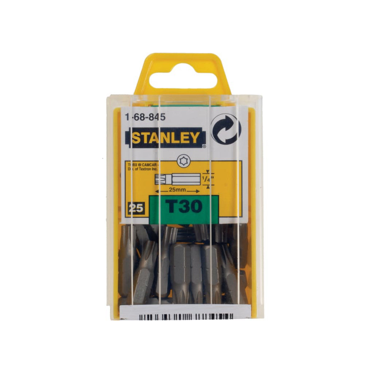 STANLEY Hand Tools TORX Insert Bits TX30 x 25mm (Box 25) STA168845B