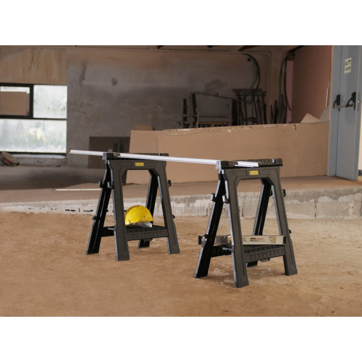 STANLEY Hand Tools Folding Sawhorses (Twin Pack) STA170713
