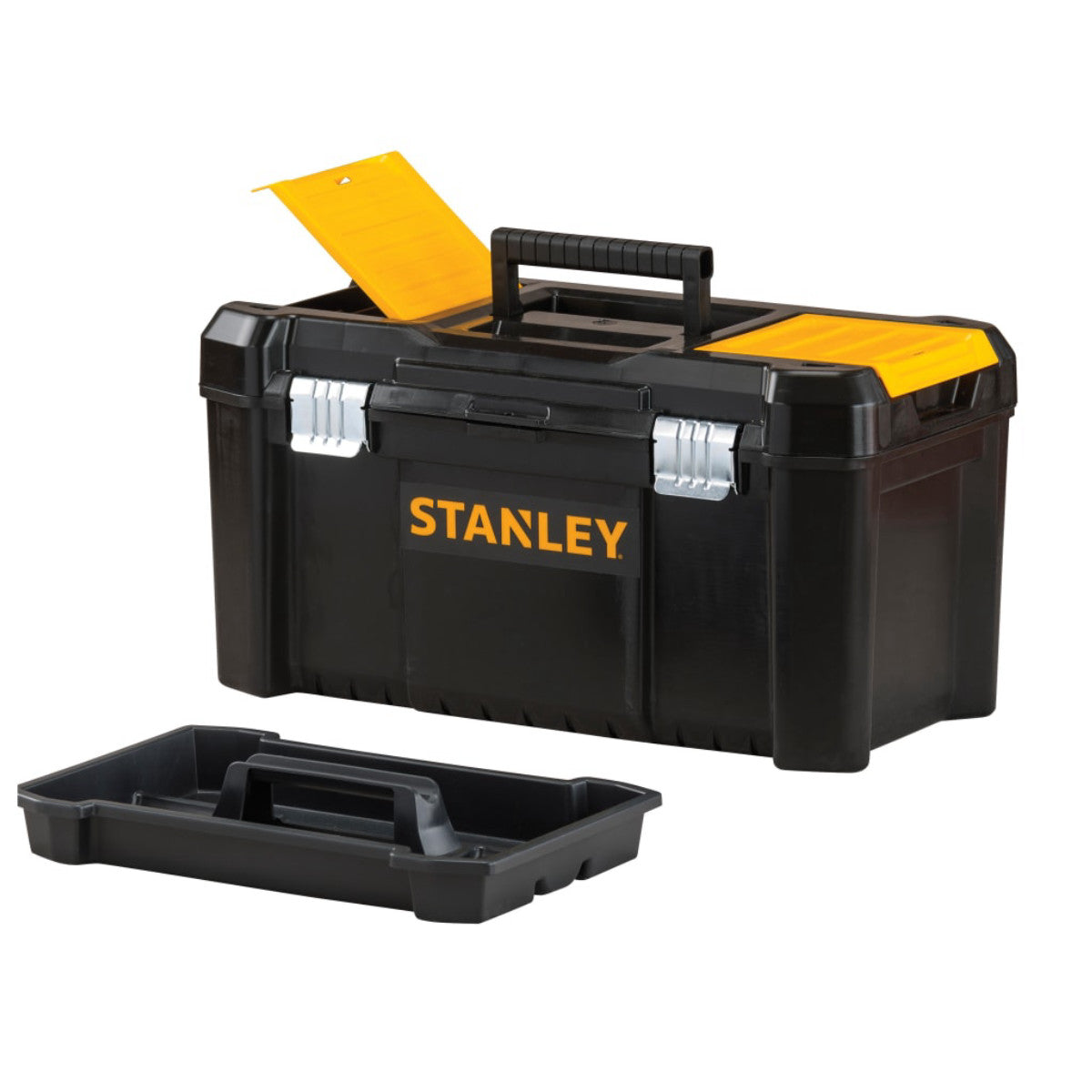 STANLEY Hand Tools Basic Toolbox with Organiser Top 50cm (19in) STA175521