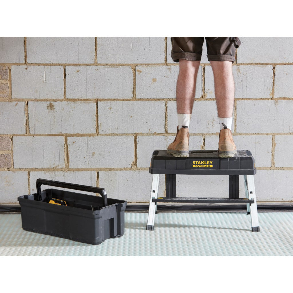 STANLEY Hand Tools FatMax Work Step Toolbox 64cm STA181083