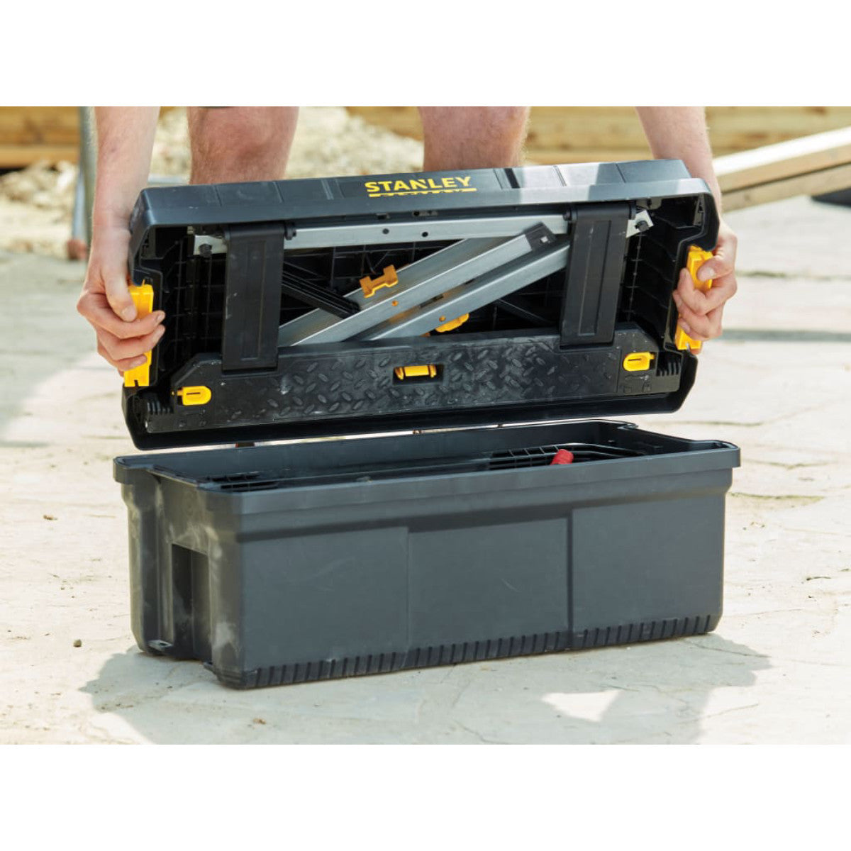 STANLEY Hand Tools FatMax Work Step Toolbox 64cm STA181083