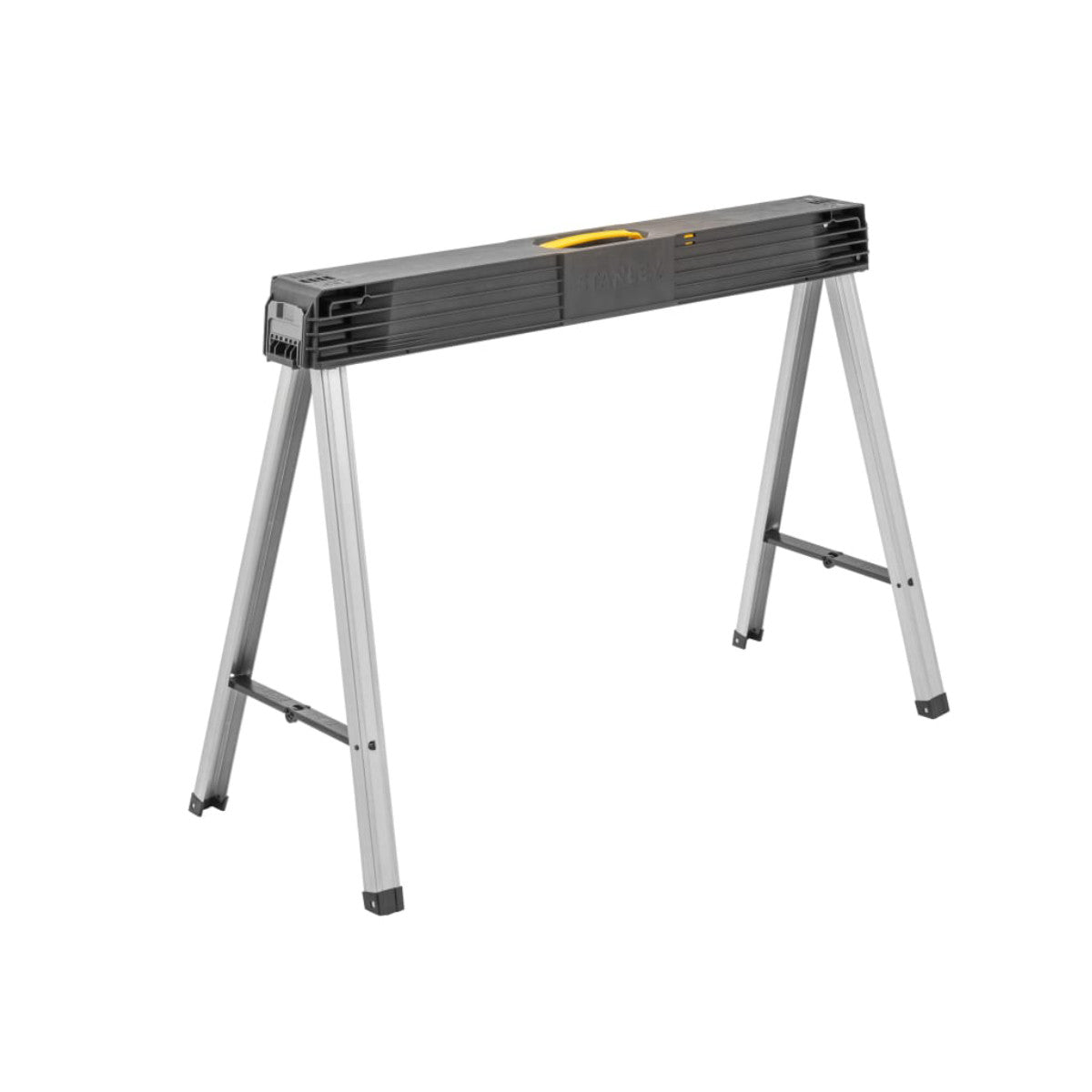 STANLEY Hand Tools Folding Metal Leg Sawhorses (Twin Pack) STA197475