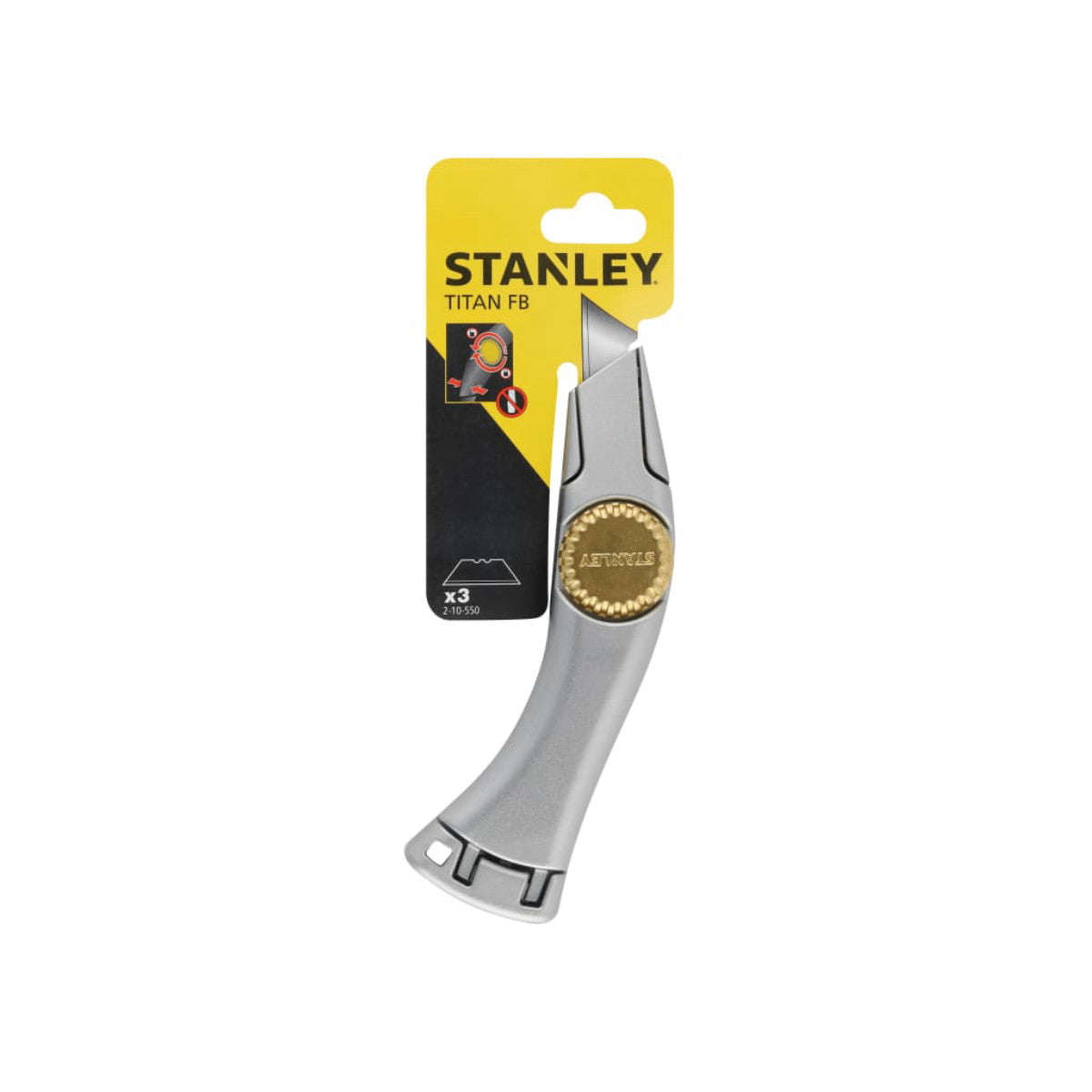 STANLEY Hand Tools Titan Fixed Blade Trimming Knife Carded STA210550
