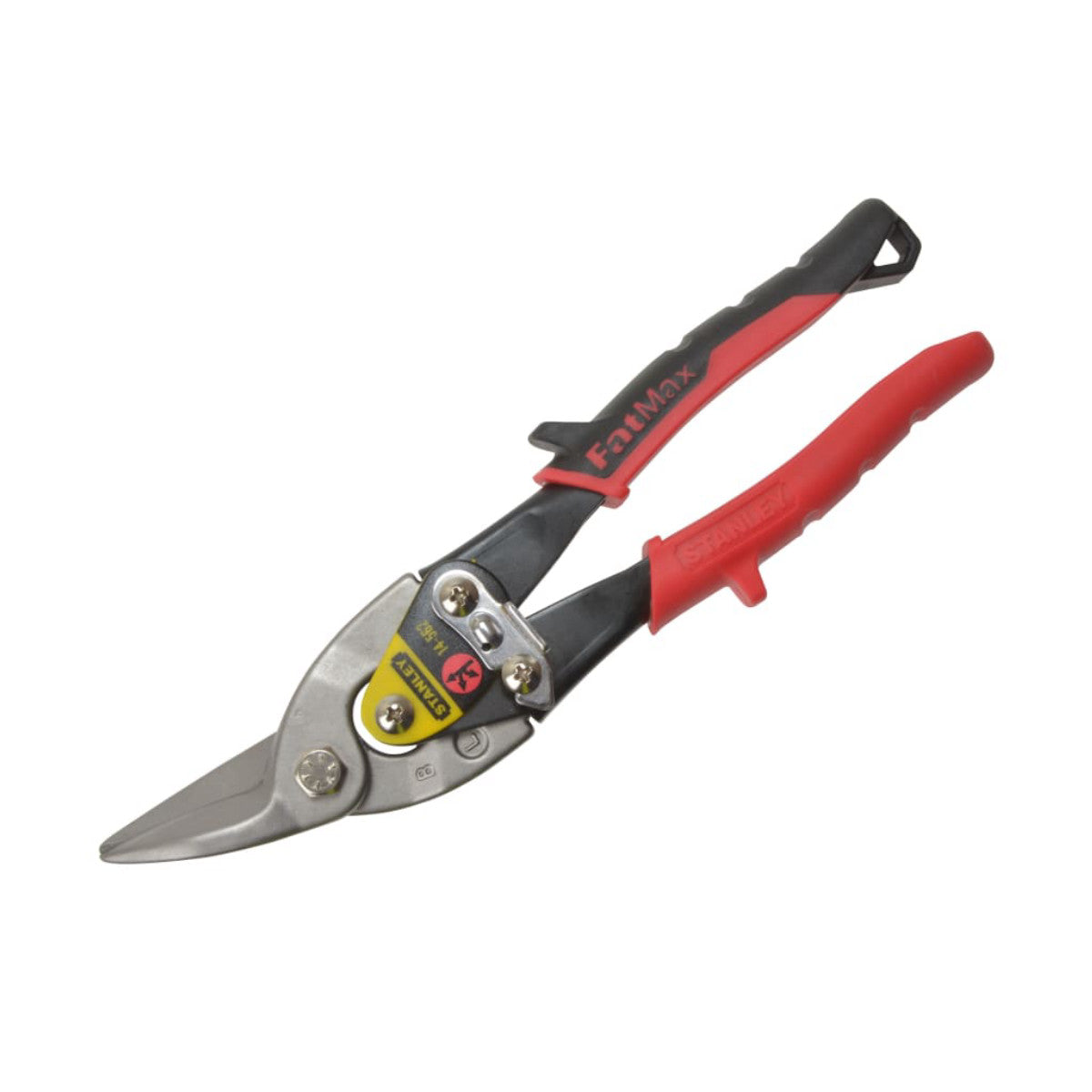 STANLEY Hand Tools Red Aviation Snips Left Cut 250mm (10in) STA214562