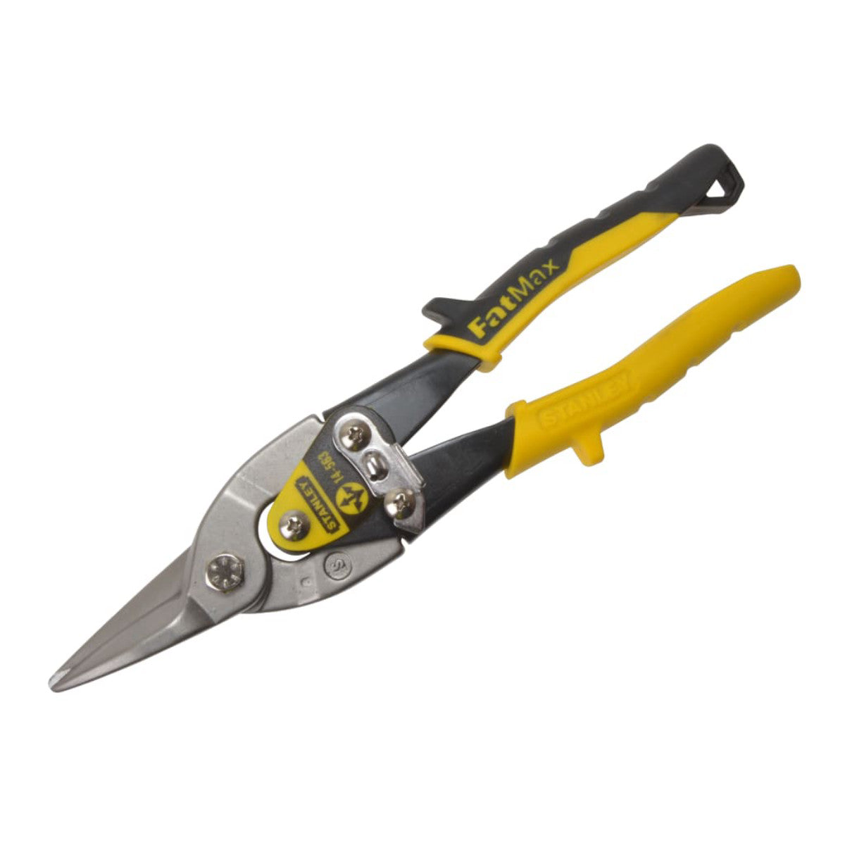 STANLEY Hand Tools Yellow Aviation Snips Straight Cut 250mm (10in) STA214563