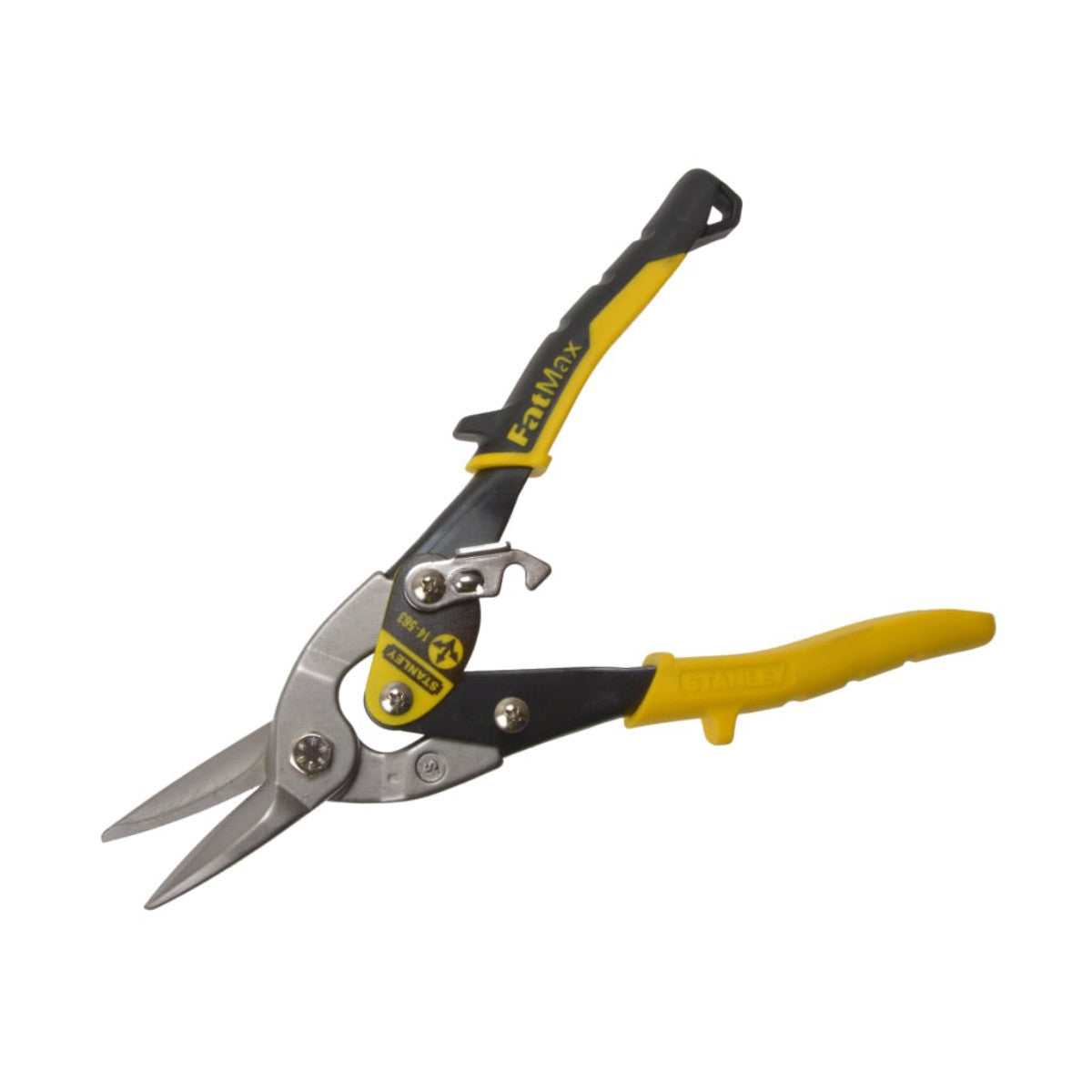 STANLEY Hand Tools Yellow Aviation Snips Straight Cut 250mm (10in) STA214563
