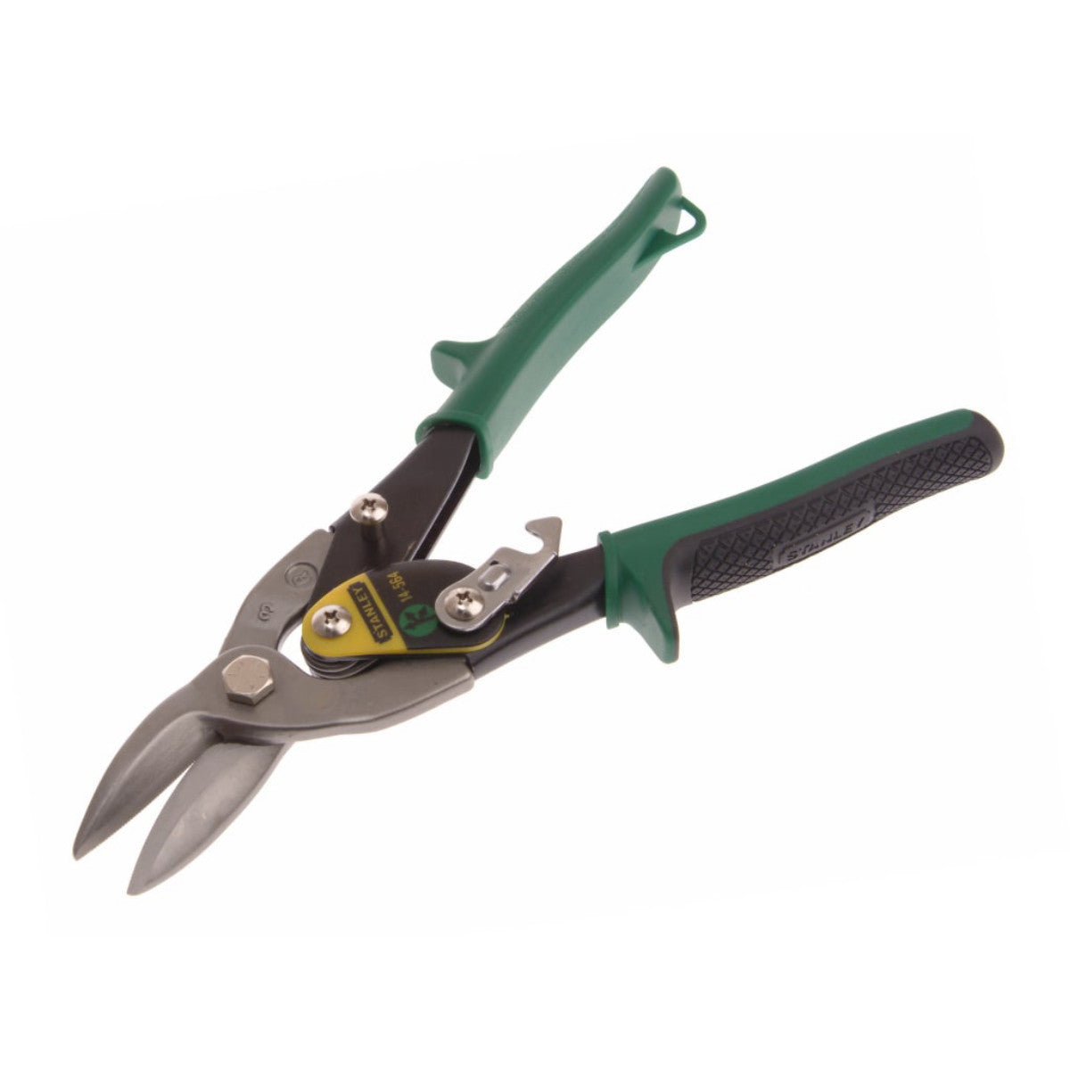STANLEY Hand Tools Green Aviation Snips Right Cut 250mm (10in) STA214564