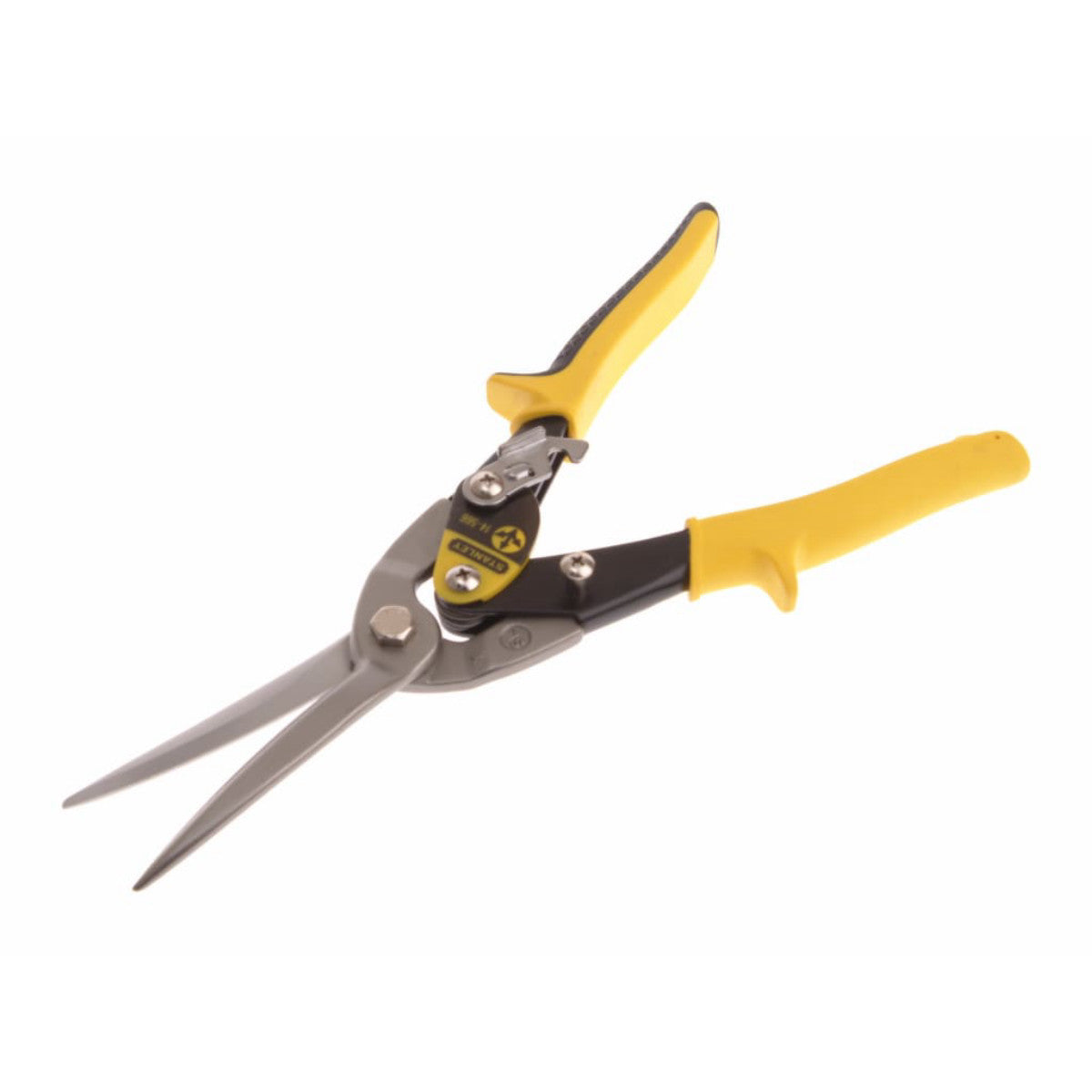 STANLEY Hand Tools Yellow Long Aviation Snips Straight Cut 300mm (12in) STA214566