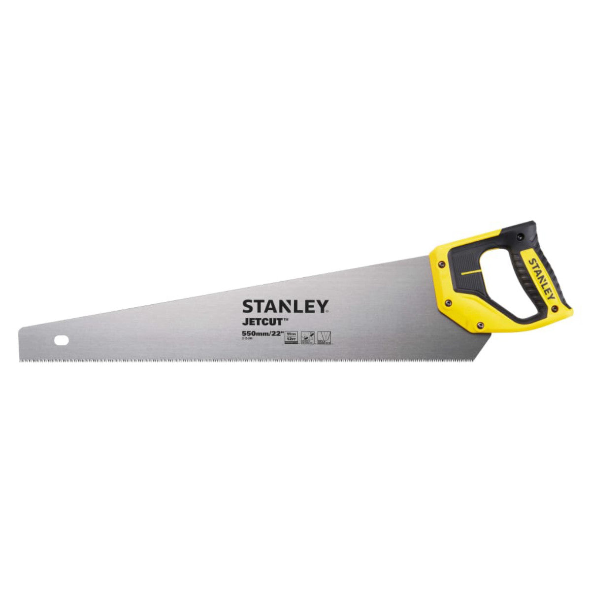STANLEY Hand Tools FatMax Fine Cut Handsaw 550mm (22in) 11 TPI STA215244