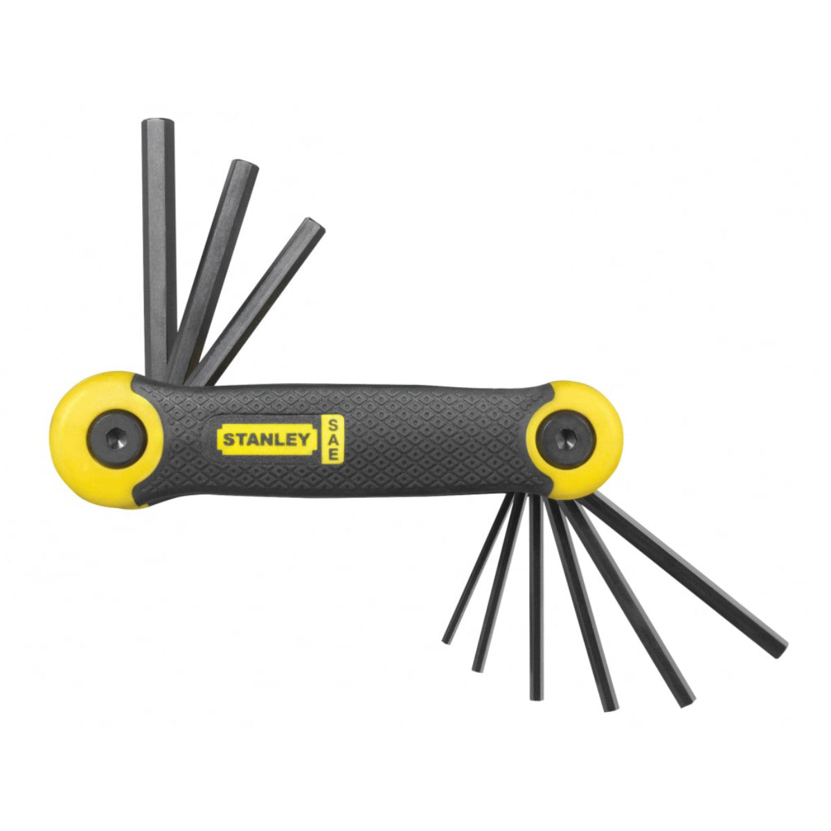 STANLEY Hand Tools Imperial Folding Hexagon Key Set, 9 Piece (5/64 - 1/4in) STA269265